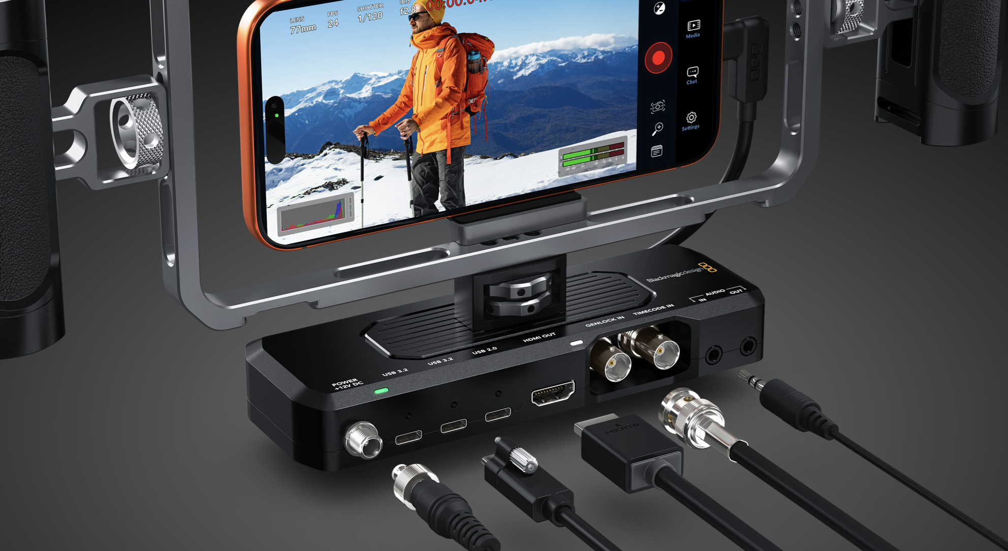 Blackmagic Camera Prodock maakt van jouw iPhone een beest